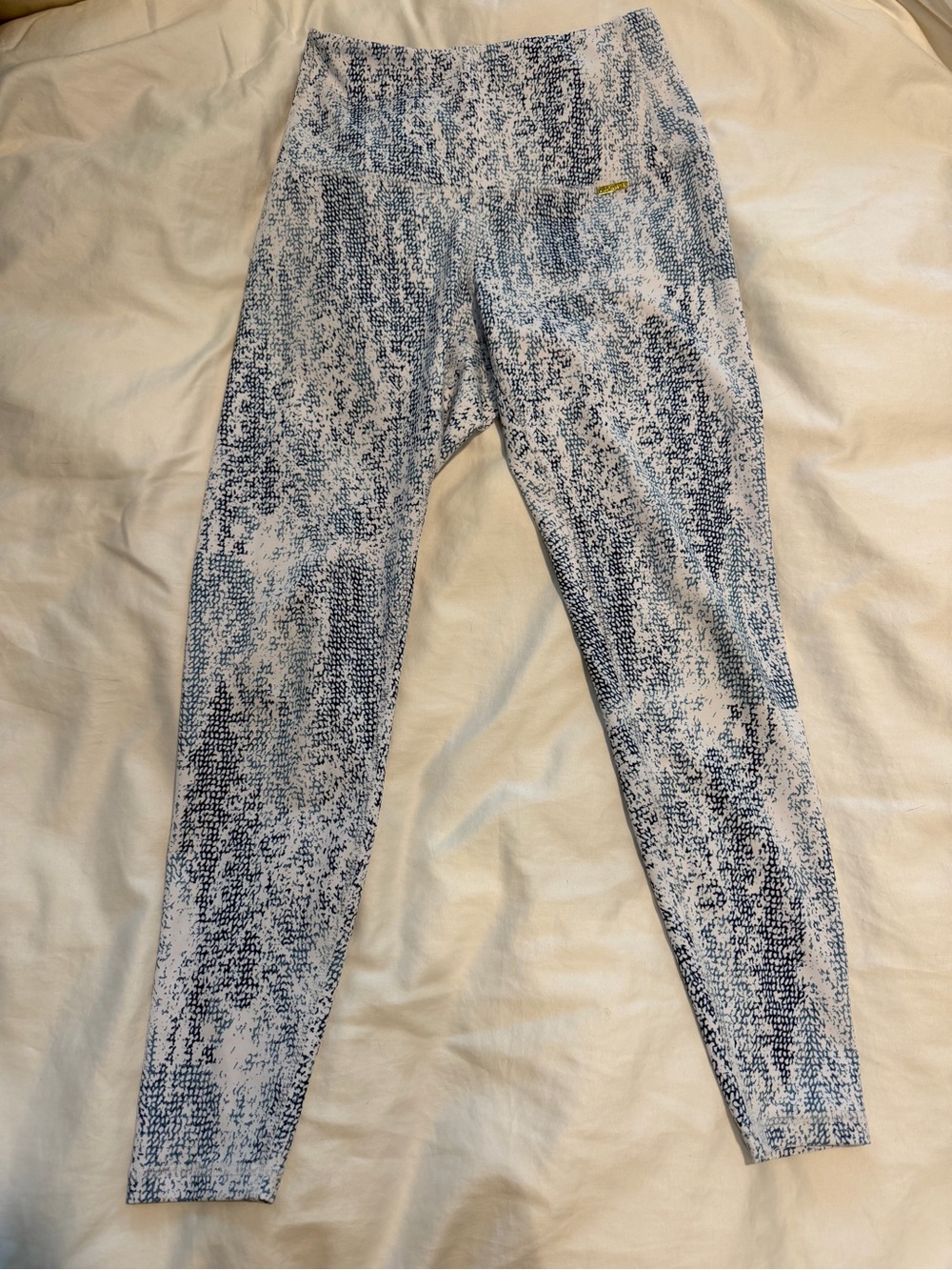 Cleo Harper Blue Speckle High-Waist Leggings